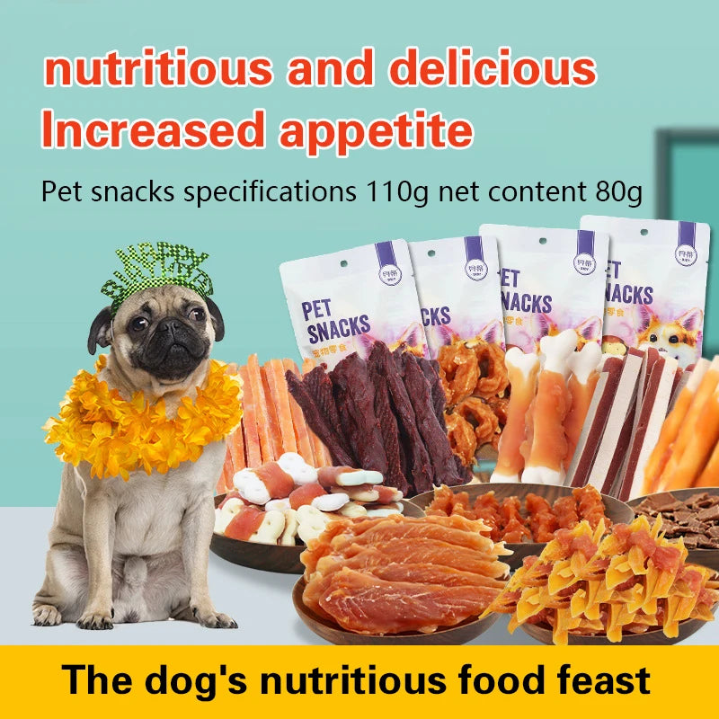 Dog Training Snacks – 110g Chicken & Beef Chew Sticks