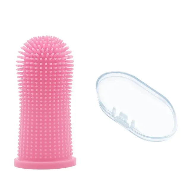 Super Soft Silicone Finger Toothbrush – Dogs & Cats Oral Care