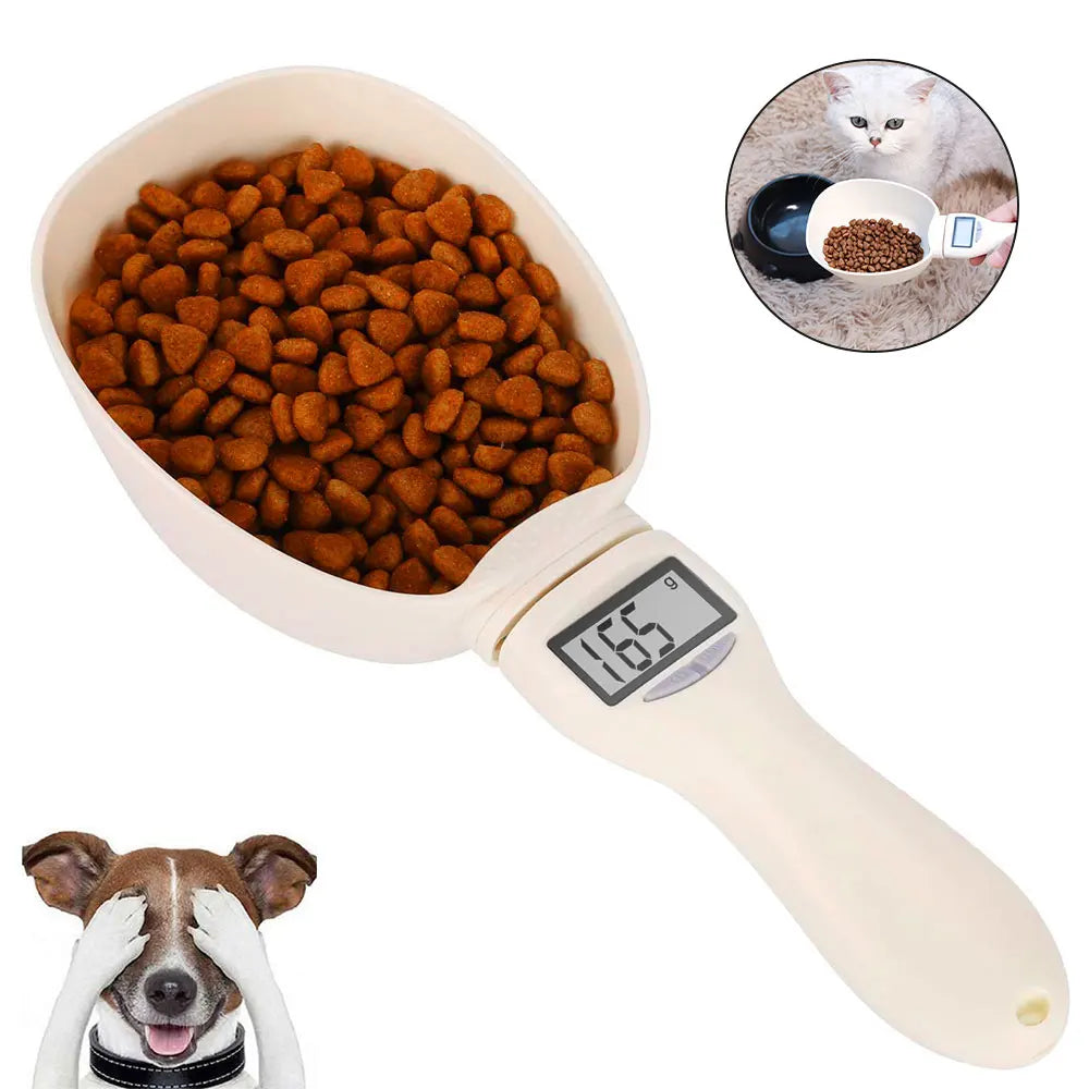 Electronic Pet Food Measuring Scoop with LED Display