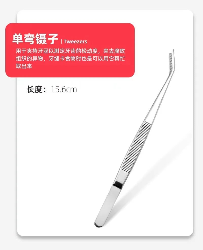 Stainless Steel Pet Tooth Cleaning Tool – Dental Care Set for Dogs & Cats, Removes Tartar & Stains