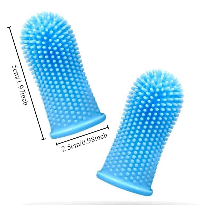 Super Soft Silicone Finger Toothbrush – Dogs & Cats Oral Care