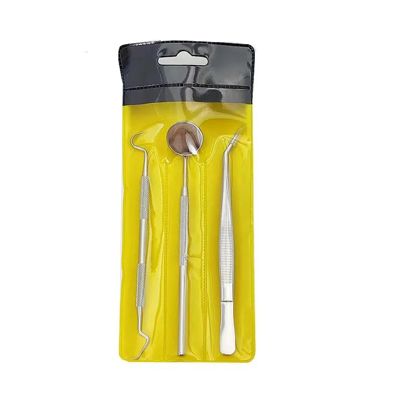 Stainless Steel Pet Tooth Cleaning Tool – Dental Care Set for Dogs & Cats, Removes Tartar & Stains