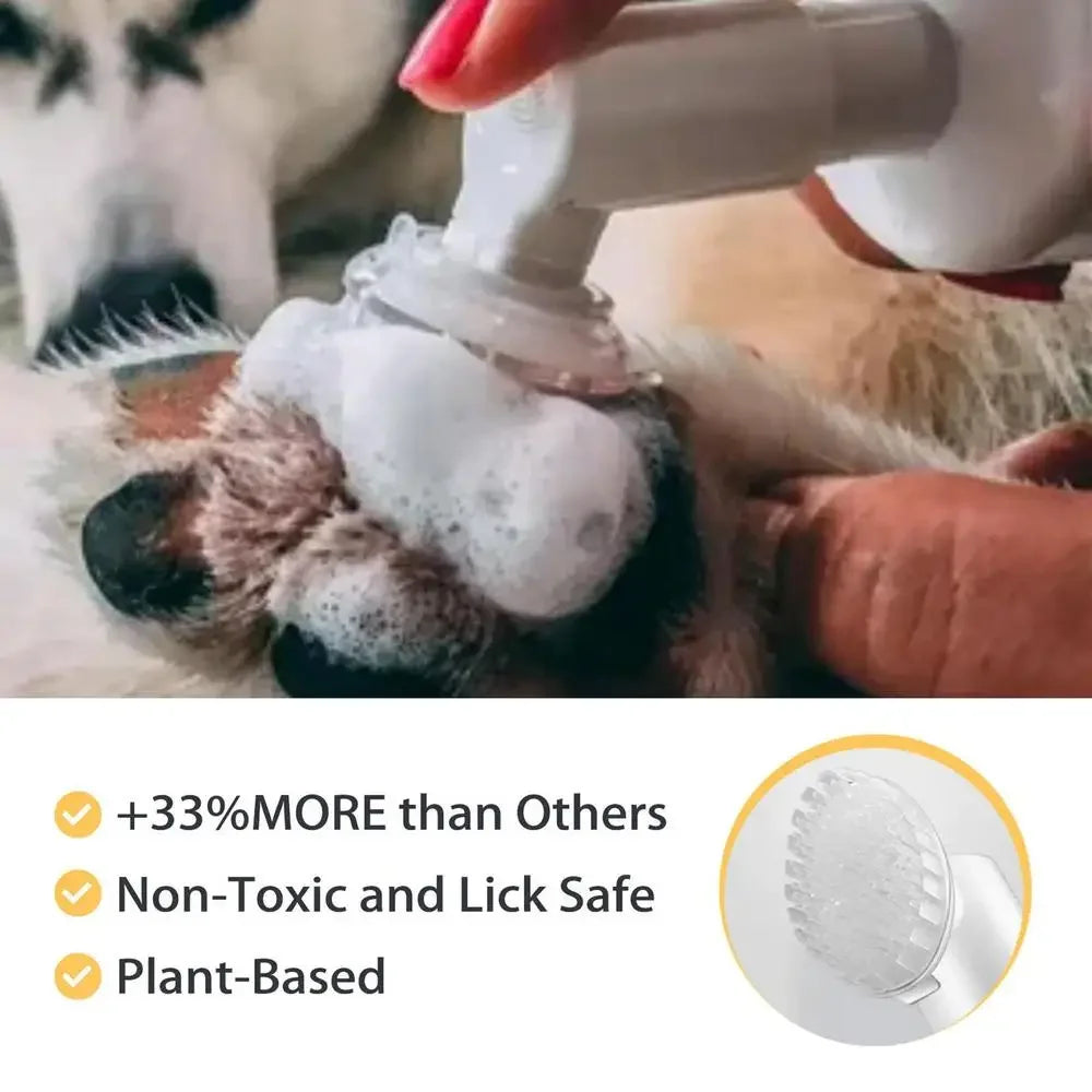 100ml Waterless Paw Cleaner Foam – Dog & Cat with Brush