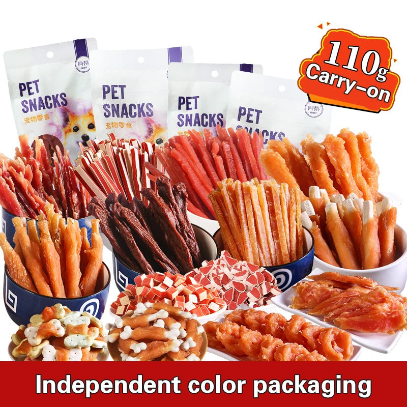 Dog Training Snacks – 110g Chicken & Beef Chew Sticks
