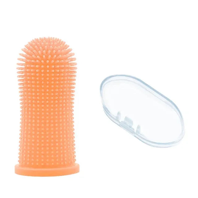 Super Soft Silicone Finger Toothbrush – Dogs & Cats Oral Care