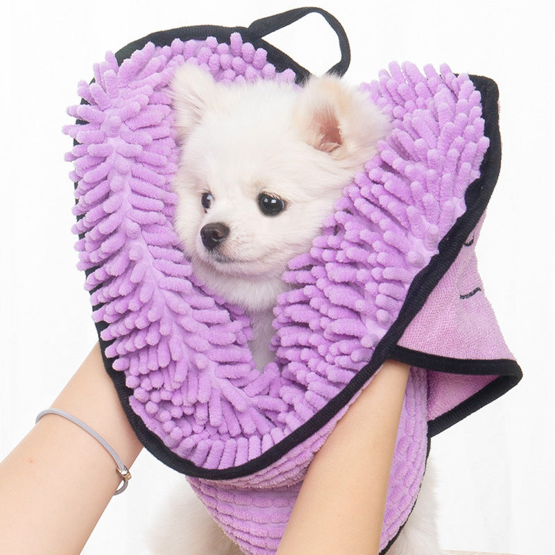 Super Absorbent Pet Towel – Quick-Dry Microfiber for Dogs & Cats