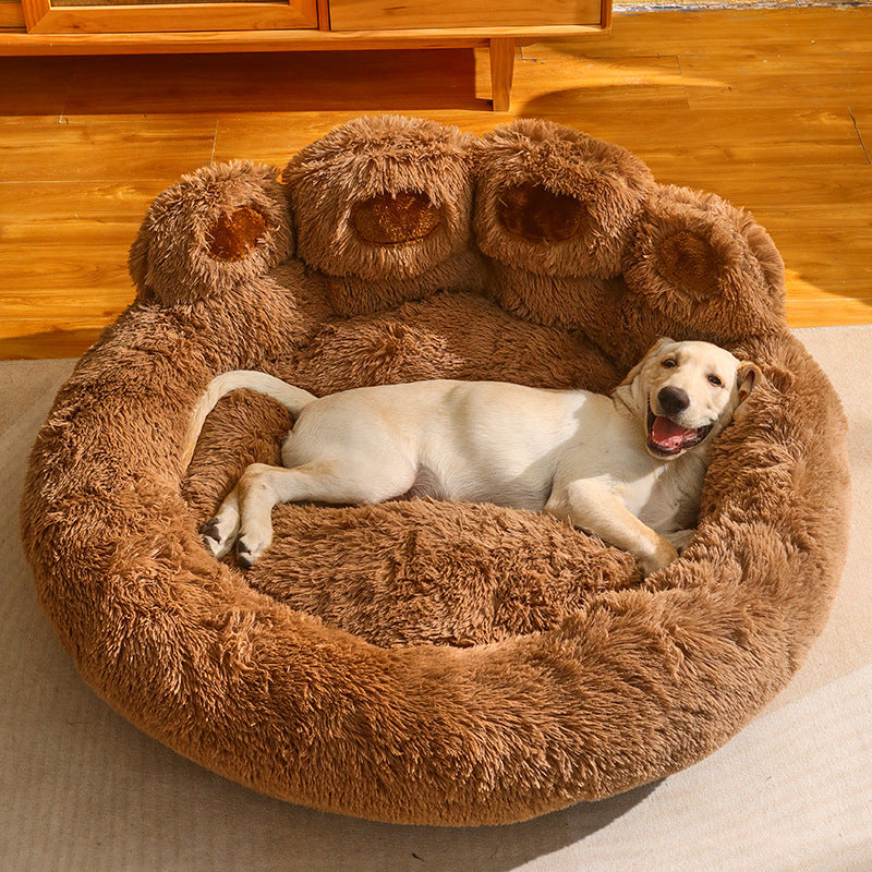 Warm Dog Bed – Fleece-Lined Sofa Mattress for Medium & Large Dogs