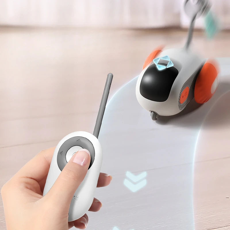 Remote Control Cat Toy Car – USB Self-Moving Interactive