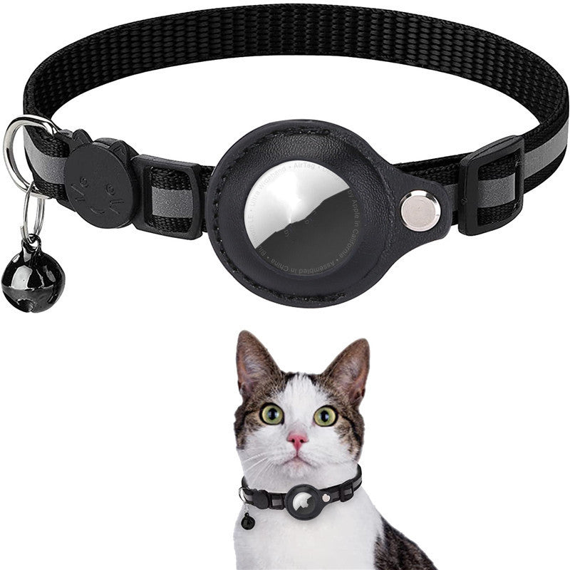 Reflective Airtag Collar – Waterproof Holder for Cats & Dogs