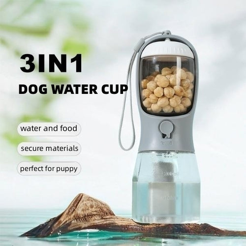 3-in-1 Portable Dog Water & Food Cup – Pet Supplies