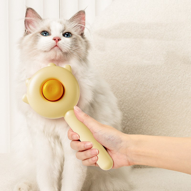Pet Grooming Brush – Cat & Dog Hair Removal Comb