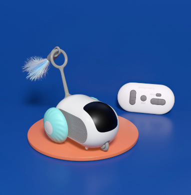 Remote Control Cat Toy Car – USB Self-Moving Interactive