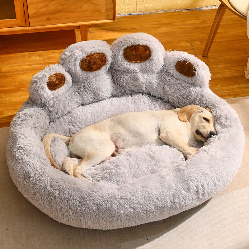 Warm Dog Bed – Fleece-Lined Sofa Mattress for Medium & Large Dogs