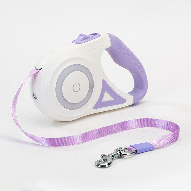 Retractable Dog Leash & Collar – Automatic Traction Rope