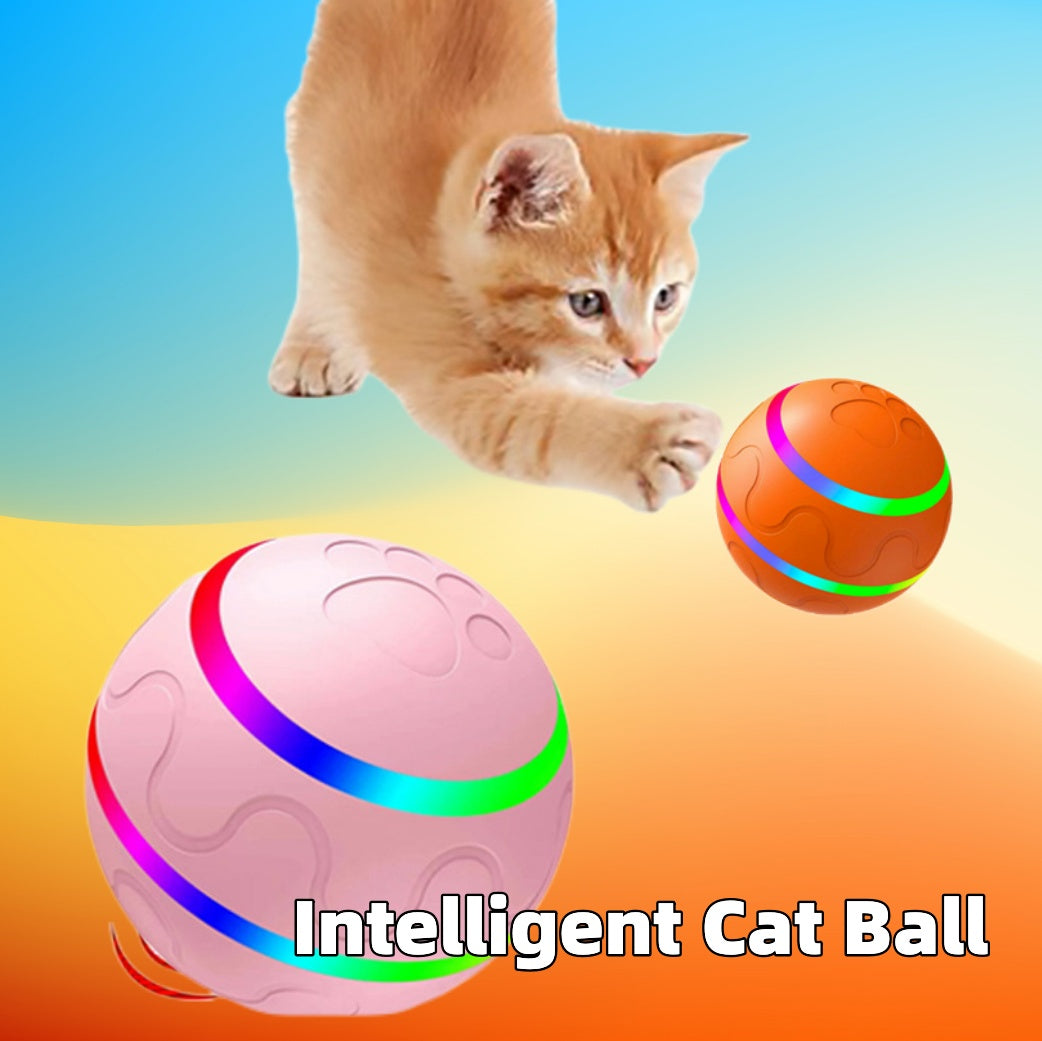 USB Self-Rotating Cat Ball – Intelligent Toy