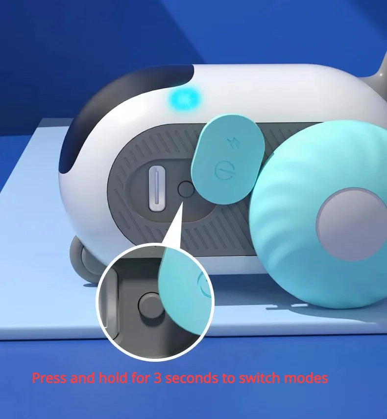 Remote Control Cat Toy Car – USB Self-Moving Interactive