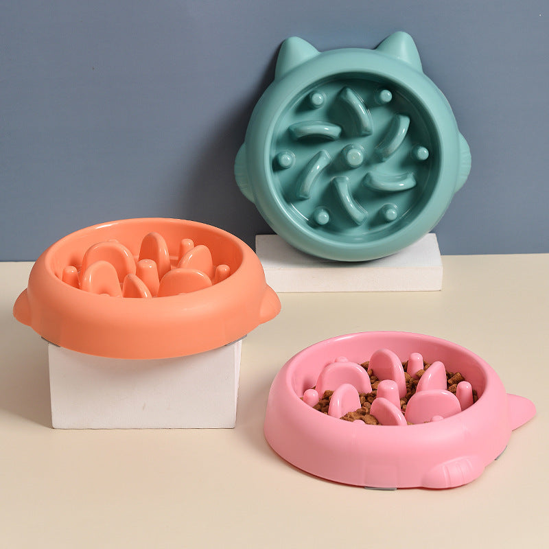 Slow Feeder Bowl for Dogs & Cats – Anti-Choke