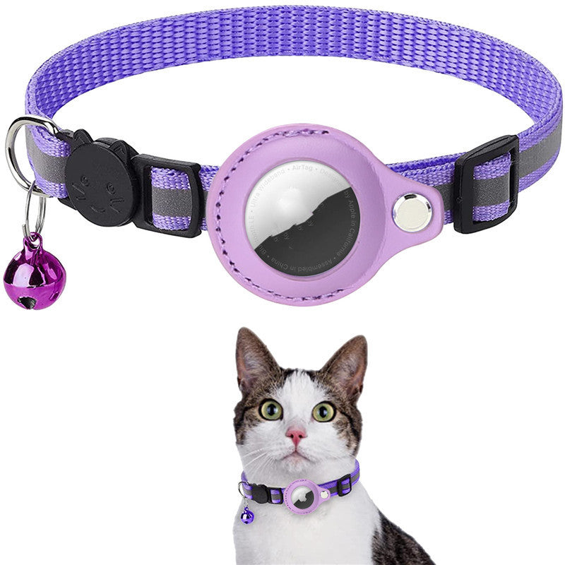 Reflective Airtag Collar – Waterproof Holder for Cats & Dogs